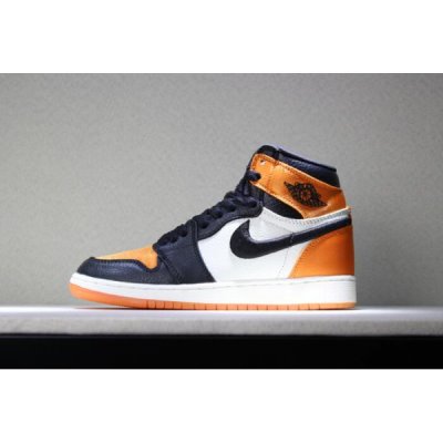 Nike Air Jordan 1 Satin Kırmızı / Siyah Basketbol Ayakkabısı Türkiye - V8IV0HAN